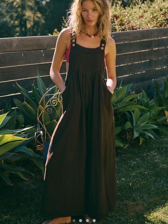 Free People Pants - NWT Free People Sun Drenched Overalls SIZE SMALL